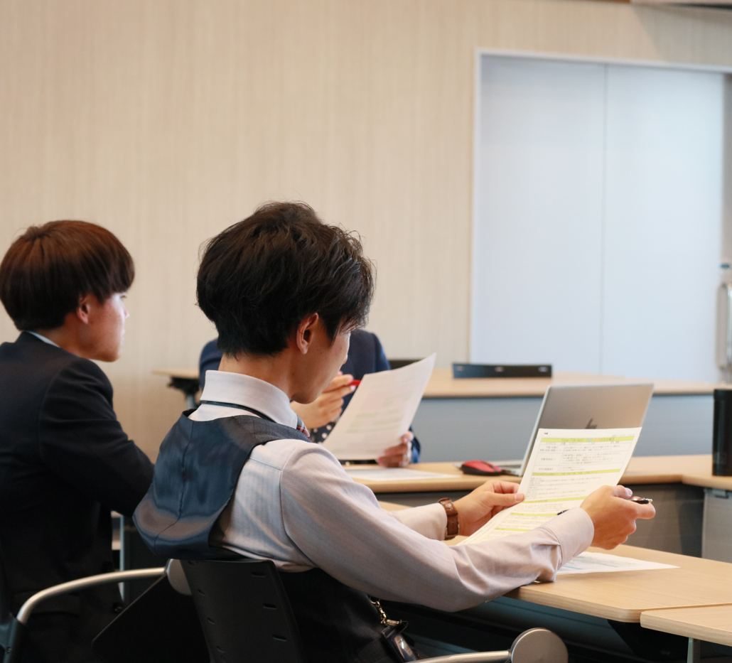 Yume-Talk Nextで対話する社員